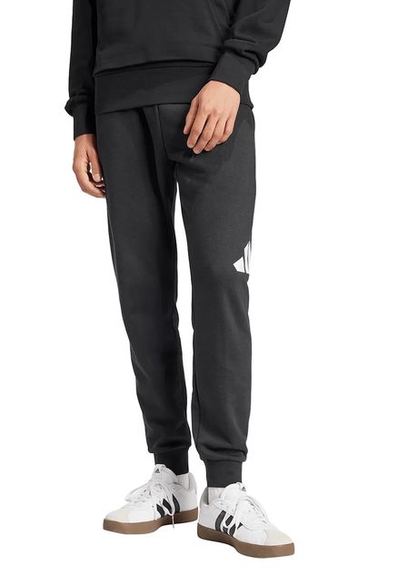 adidas pantaloni de trening Essentials culoarea negru, cu imprimeu, IN6163