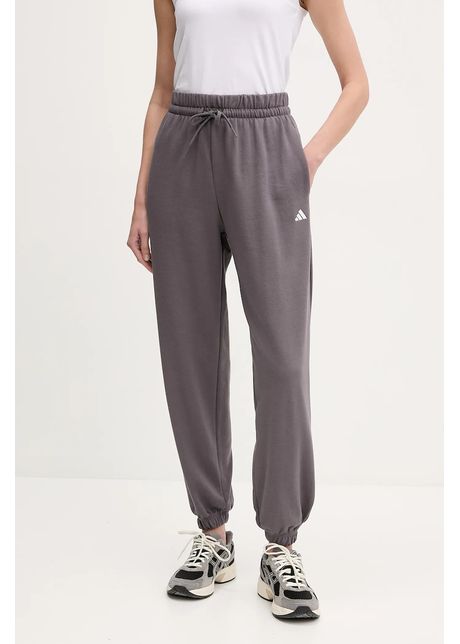 Adidas pantaloni de trening essentials femei culoarea violet uni jc5693