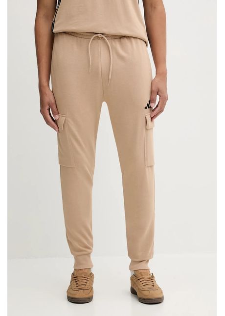adidas pantaloni de trening Feelcozy culoarea bej, uni, JX3332