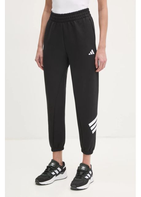 Adidas pantaloni de trening future icons culoarea negru cu imprimeu jc5454