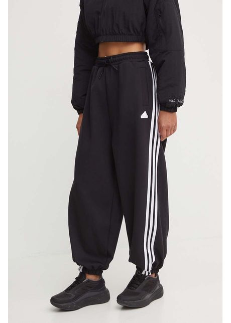 Adidas pantaloni de trening future icons culoarea negru modelator iv7510