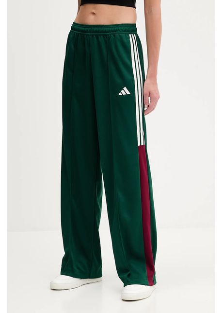 adidas pantaloni de trening Tiro culoarea verde, uni, JW6812