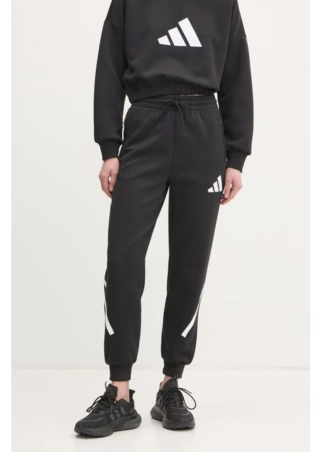 Adidas pantaloni de trening z n e culoarea negru cu imprimeu jc9309