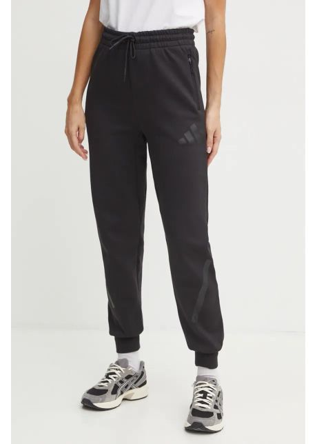 Adidas pantaloni de trening zne culoarea negru neted je7842