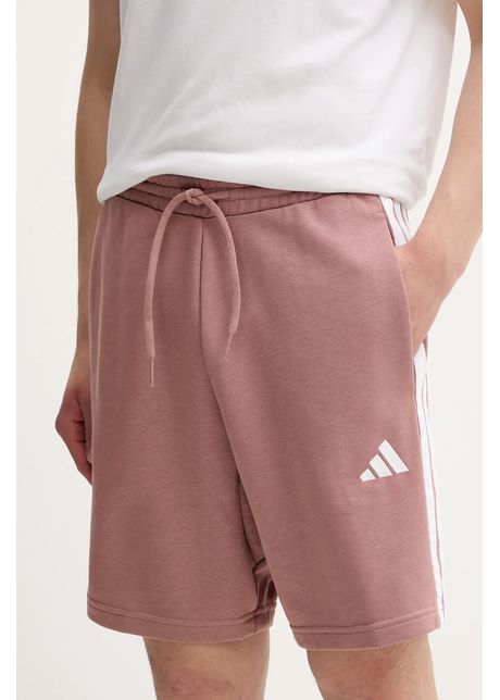 adidas pantaloni scurți 3-Stripes culoarea portocaliu, JY1556