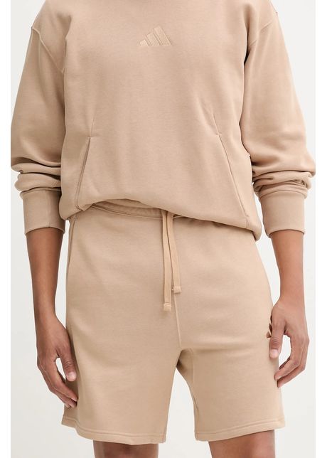 adidas pantaloni scurți All SZN culoarea bej, JX5106