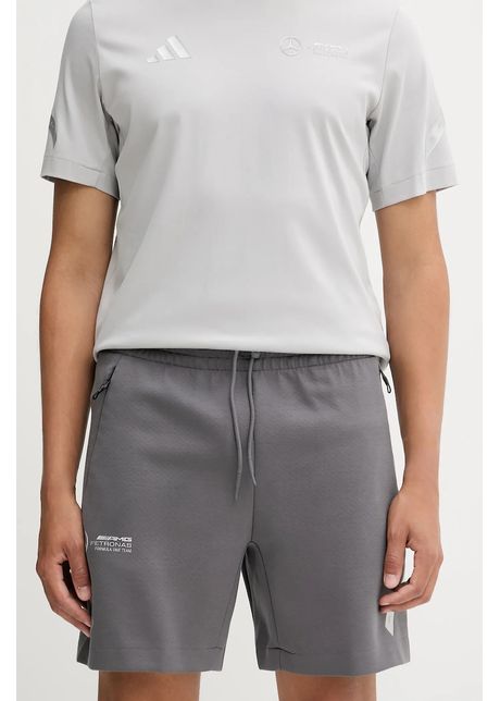 adidas pantaloni scurți x Mercedes culoarea gri, JW3479