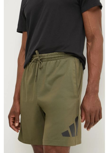Adidas pantaloni scurti essentials barbati culoarea verde in6184