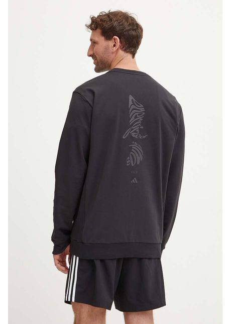 Adidas performance hanorac de antrenament culoarea negru cu imprimeu jf4238