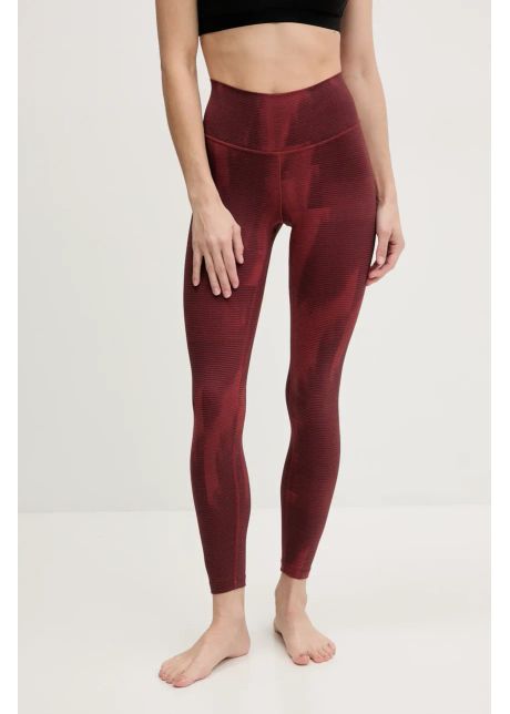 Adidas performance jambiere de yoga all me culoarea bordo modelator jj3874