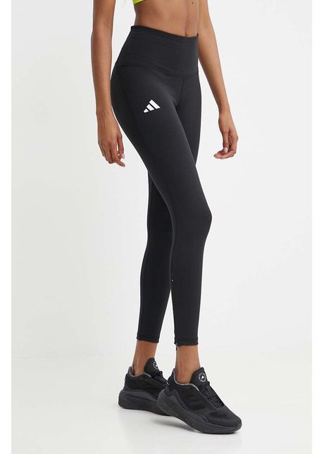 Adidas performance leggins de alergare adizero essentials culoarea negru uni ip3085