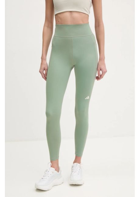Adidas performance leggins de alergare own the run culoarea verde neted ji5672
