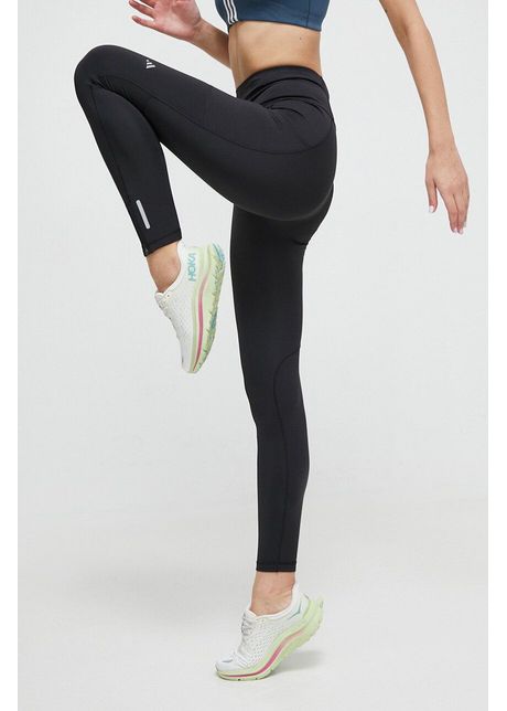 Adidas performance leggins de alergare ultimate culoarea negru cu imprimeu