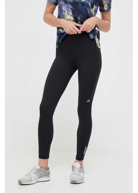 Adidas performance leggins de alergare ultimate culoarea negru neted