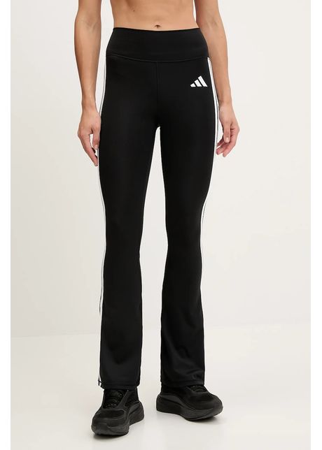 adidas Performance leggins de antrenament Optime Essentials culoarea negru, cu imprimeu, JD6544