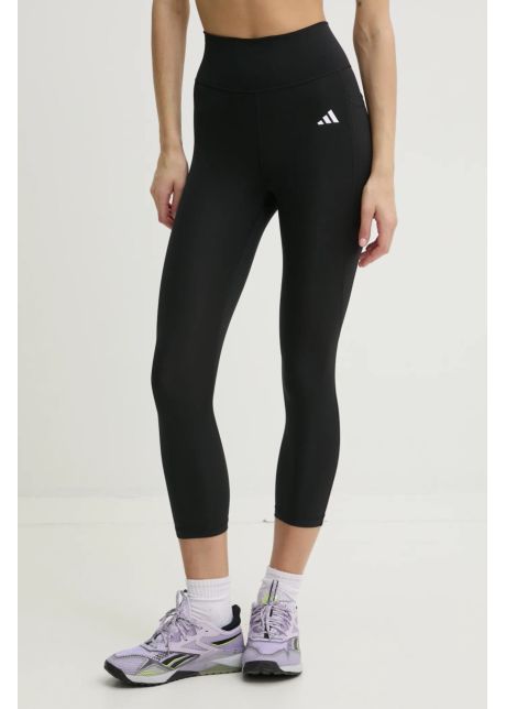 adidas Performance leggins de antrenament Optime Essentials culoarea negru, neted, IY9243