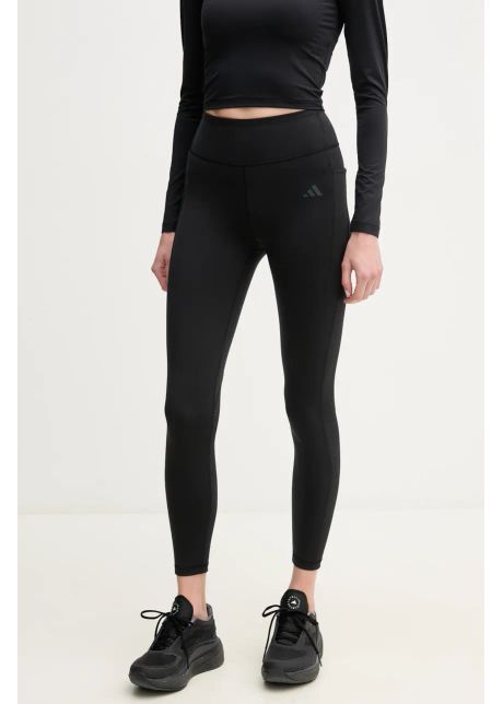 Adidas performance leggins de antrenament optime hiit culoarea negru neted je8023