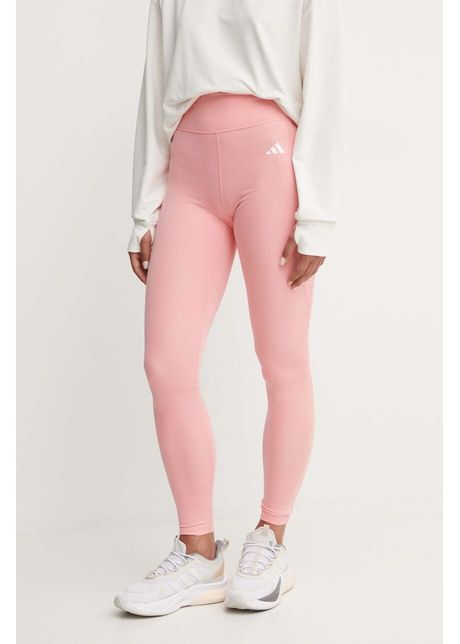 Adidas performance leggins de antrenament strength culoarea roz neted ix5022