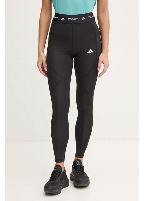 Adidas performance leggins de antrenament tf cold rdy culoarea negru cu imprimeu it2274
