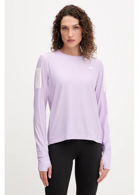 adidas Performance longsleeve pentru alergare Own The Run culoarea violet, JW9670