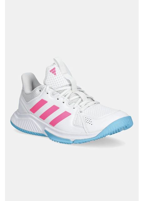 Adidas performance nc l minte de interior court flight culoarea alb jr8169