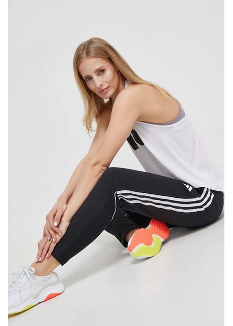 Adidas performance pantaloni de antrenament tiro 23 league culoarea negru cu imprimeu hs3608
