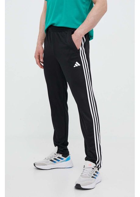 Adidas performance pantaloni de antrenament train essentials culoarea negru cu imprimeu ib8168