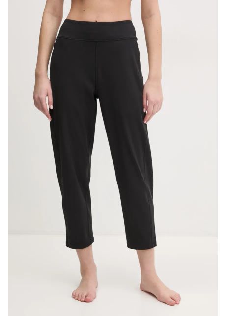 Adidas performance pantaloni de yoga all me culoarea negru neted jh1483