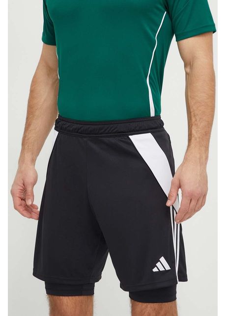 Adidas performance pantaloni scur i de antrenament tiro 24 culoarea negru ij5605