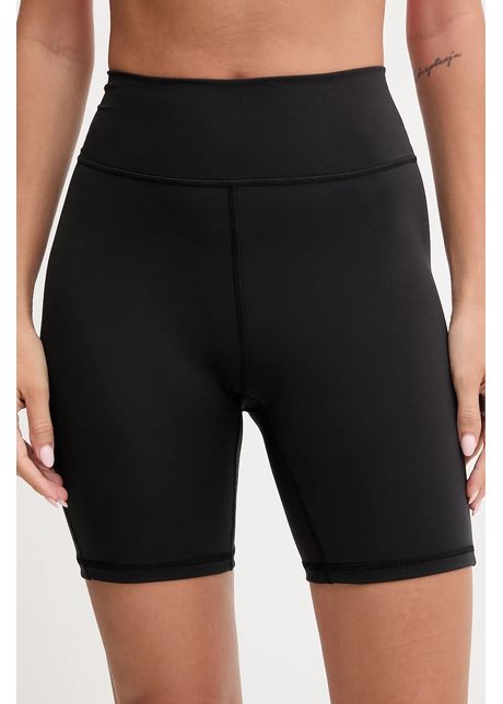 adidas Performance pantaloni scurți de yoga All me culoarea negru, uni, high waist, JW7665