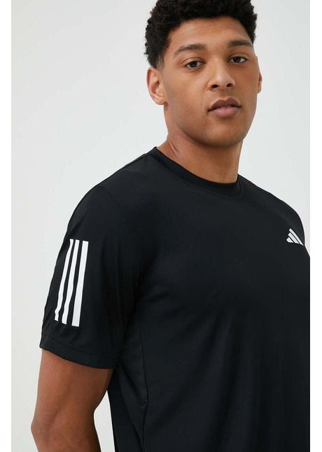 Adidas performance tricou de antrenament club culoarea negru neted