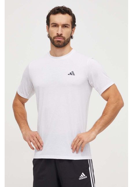 Adidas performance tricou de antrenament tr es culoarea alb uni ic7423
