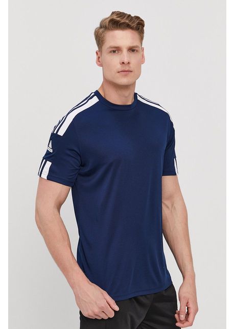 Adidas performance tricou gn5724 b rba i culoarea bleumarin cu imprimeu gn5724
