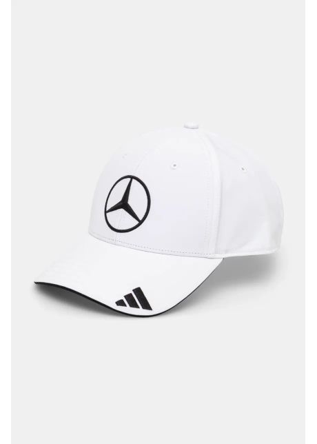 Adidas sapca x mercedes culoarea alb cu imprimeu jw6270