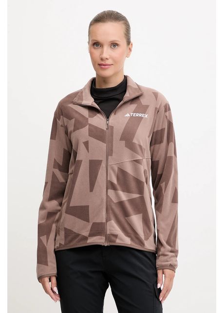 adidas TERREX hanorac Multi culoarea maro, cu imprimeu, JN0997