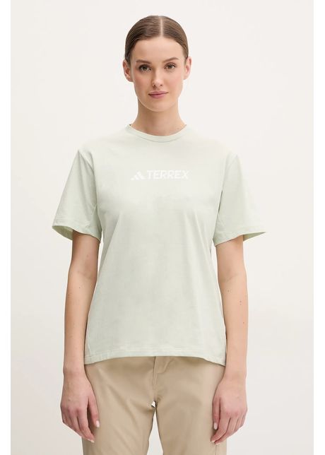 Adidas terrex tricou culoarea verde jf9133