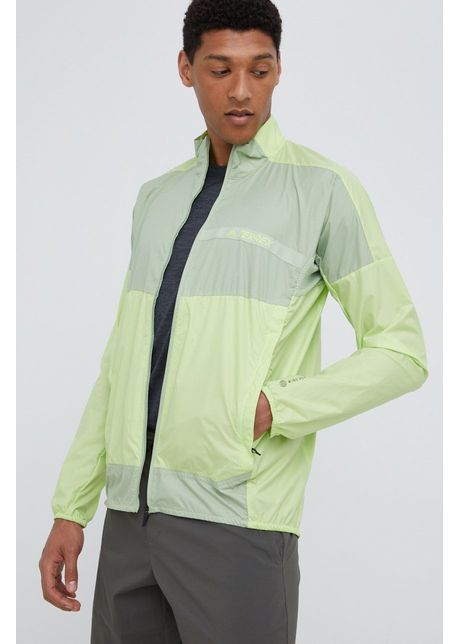 Adidas terrex windbreaker multi culoarea verde de tranzitie