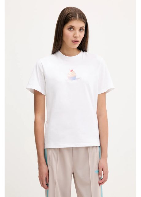 adidas tricou din bumbac Coquette culoarea alb, JL7489
