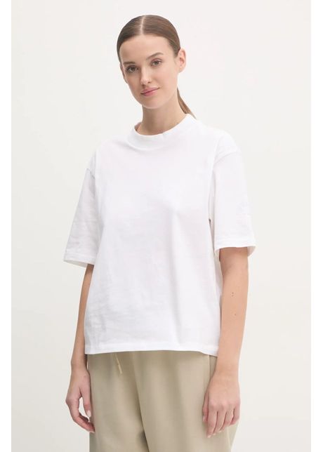 Adidas tricou din bumbac essentials femei culoarea bej jd9995