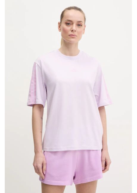 Adidas tricou din bumbac essentials femei culoarea violet je1220