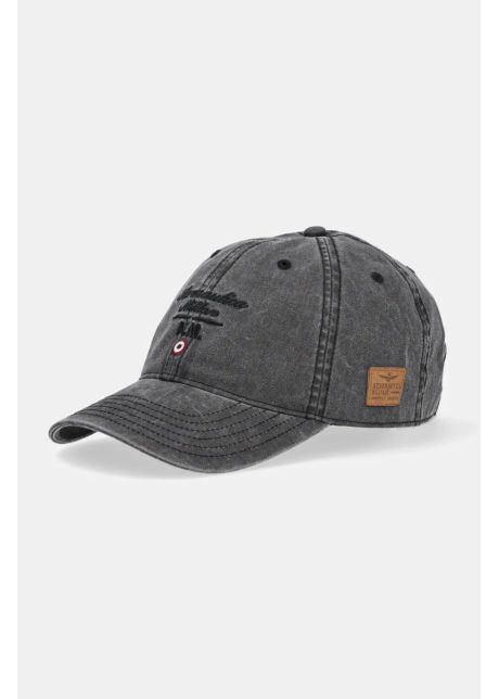 Aeronautica militare apc de baseball din bumbac culoarea gri cu imprimeu ha1204ct2476