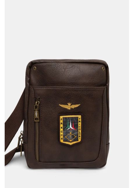 Aeronautica militare borseta culoarea maro