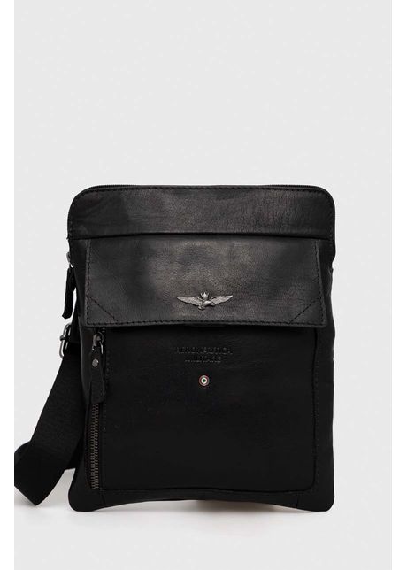 Aeronautica militare borseta de piele culoarea negru