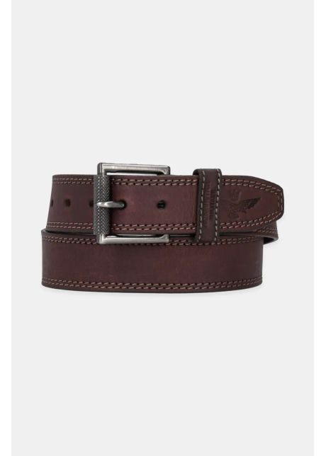 Aeronautica militare curea din piele intoarsa culoarea maro cp237pl181