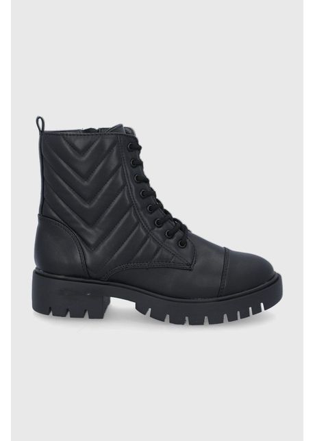 Aldo bocanci aubree femei culoarea negru cu toc plat