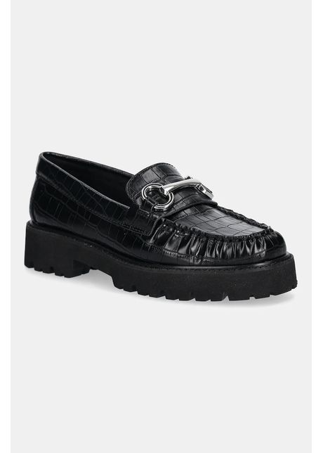 Aldo mocasini DANROSE culoarea negru, cu platforma, 14058759