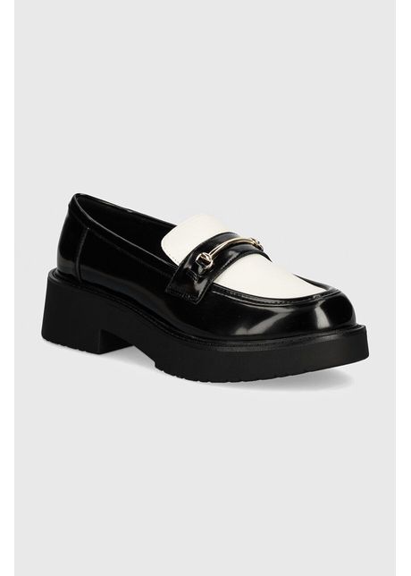 Aldo mocasini grundgens femei culoarea negru cu platforma 13804482 grundgens