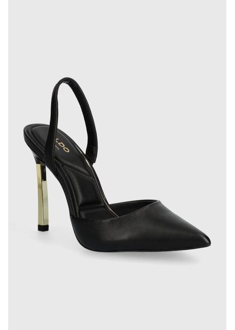 Aldo stilettos de piele shimmy culoarea negru 13743840 shimmy