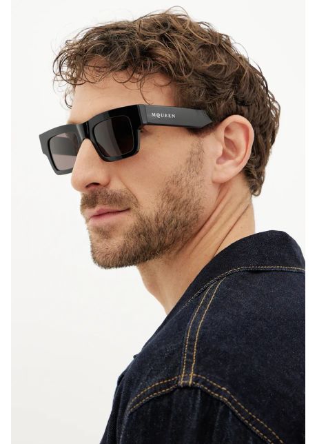 Alexander mcqueen ochelari de soare barbati culoarea negru am0508s