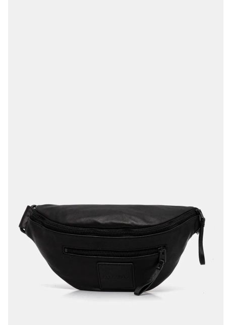 Allsaints borset de piele itoko culoarea negru m013xc